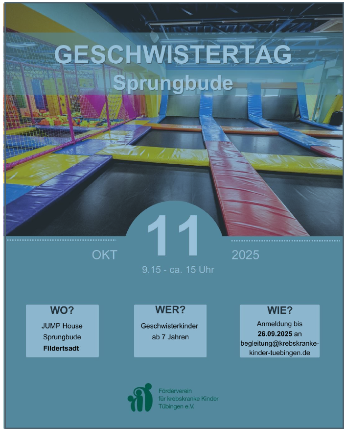 Geschwistertag in der Sprungbude