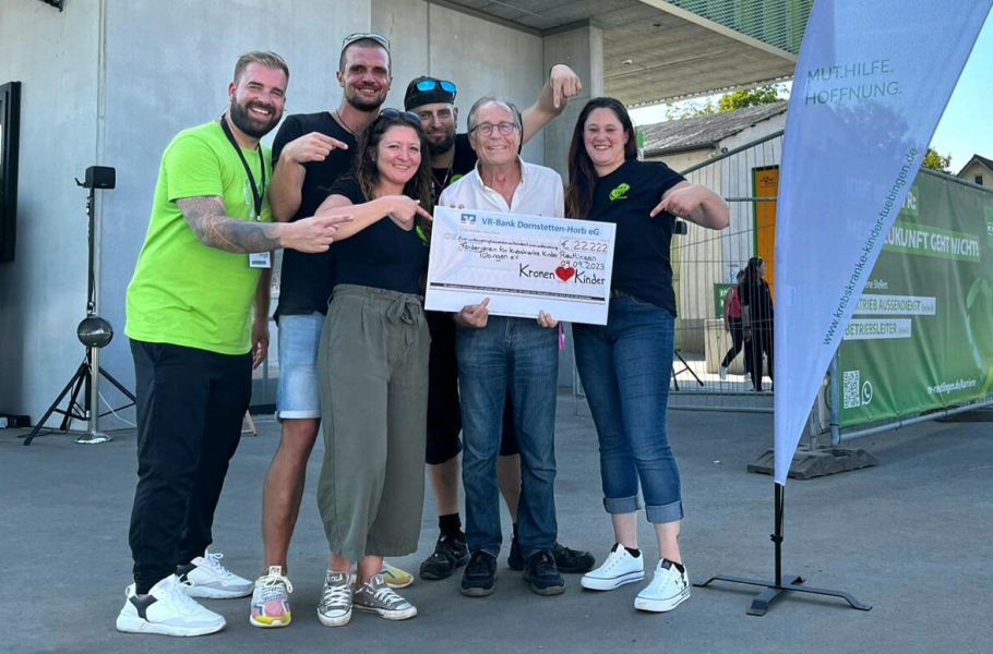 Kronenkinder Spendenübergabe