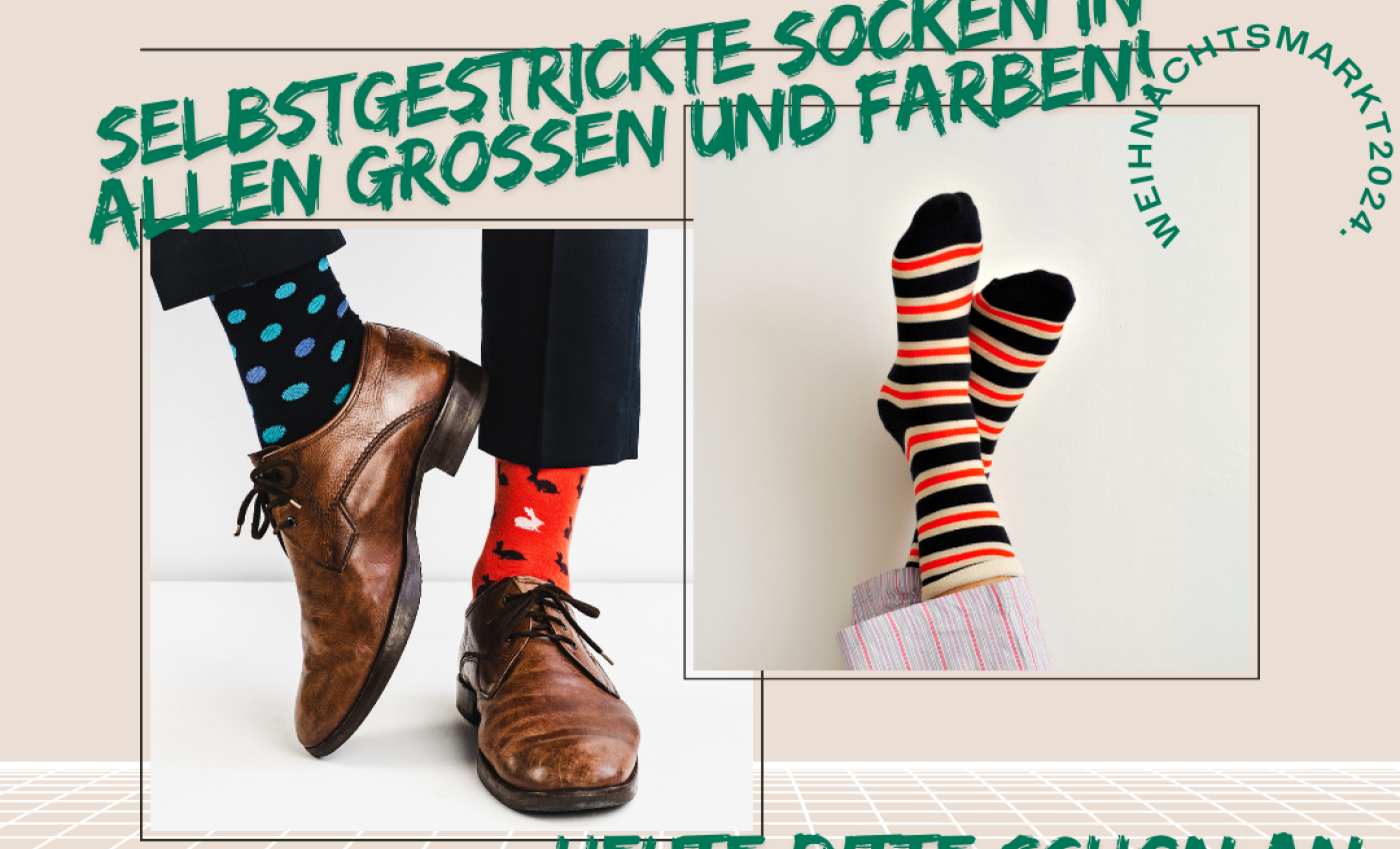 Sockenspende für den Weihnachtsmarkt gesucht