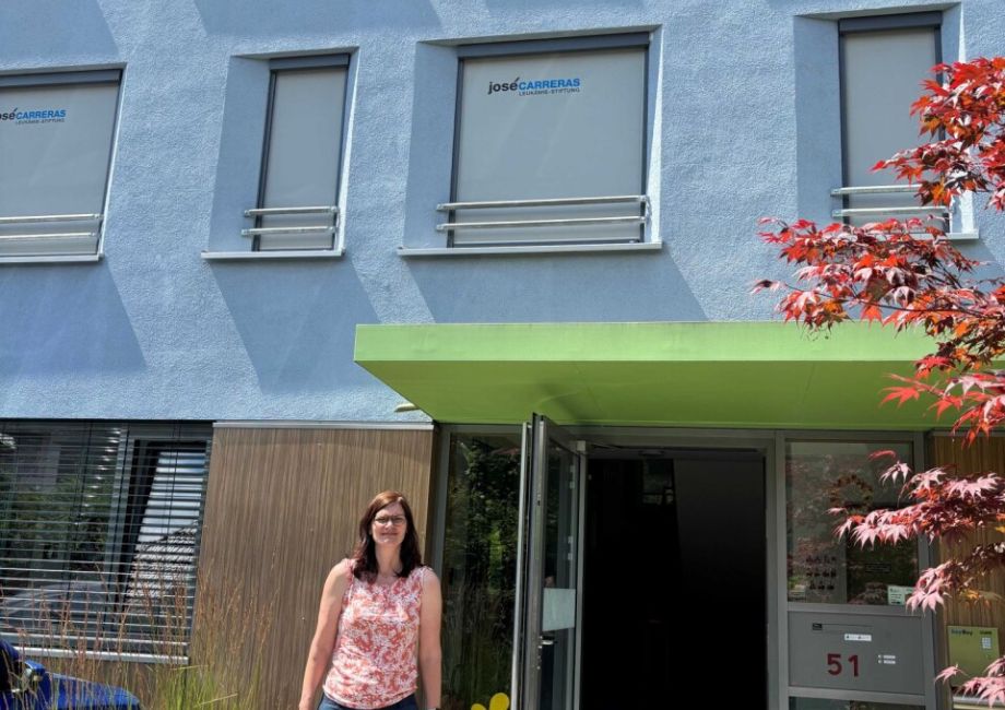 Besuch von Frau Kaske von der José-Carreras-Stiftung
