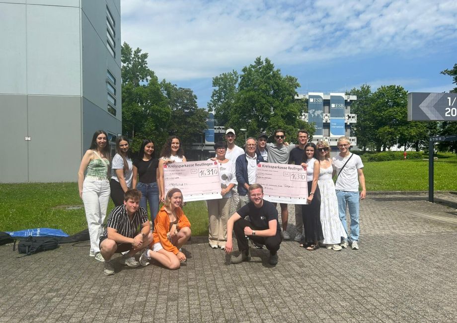 Starkes Team:  Spendenradtour 2024 der ESB Business School