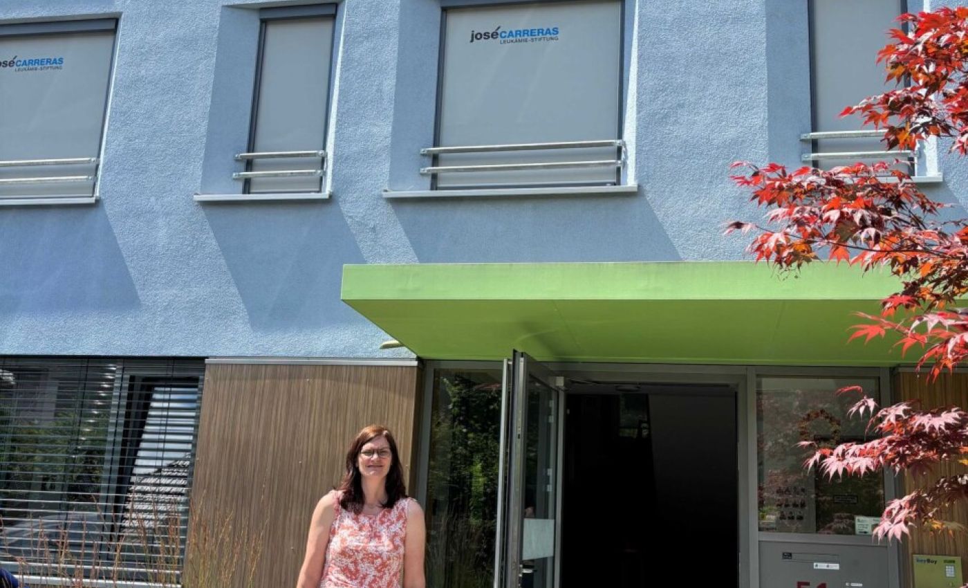 Besuch von Frau Kaske von der José-Carreras-Stiftung