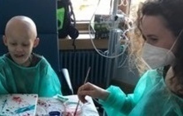 Therapeutin mit Patienten