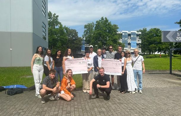 Starkes Team:  Spendenradtour 2024 der ESB Business School